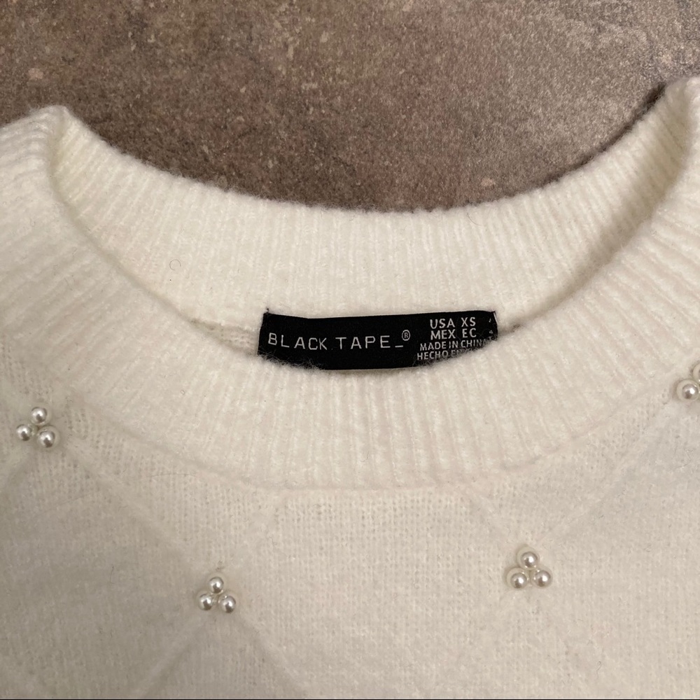 NWOT! - Black Tape | Chantilly Pearl Sweater - Picture 12 of 14